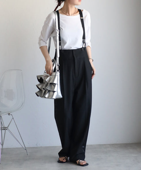 【雑誌掲載・ショップチャンネルOA商品】2WAYフリルハンドバッグ 12-1162